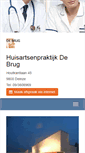 Mobile Screenshot of huisartsendebrug.be